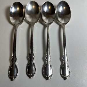 Rogers Bros International Silverplate Set 4 Dessert Spoons‎ 1959 REFLECTION 1847